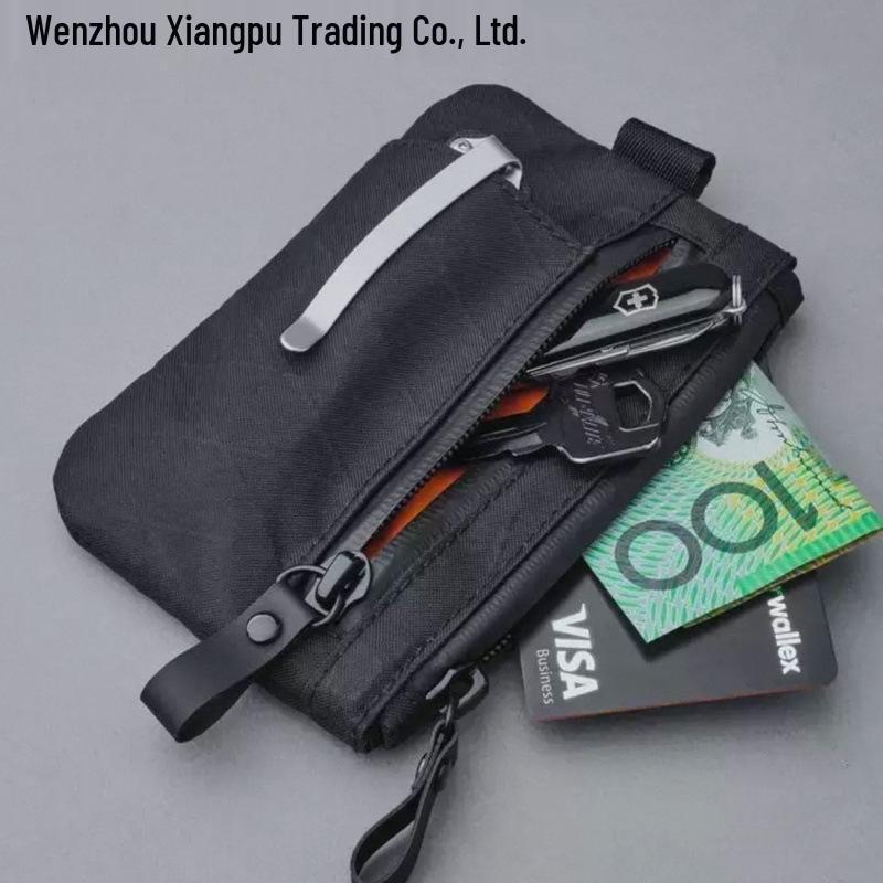 Porte-cartes d'extérieur multifonctionnel pour homme, porte-monnaie, étui à clés et sac de rangement pour téléphone