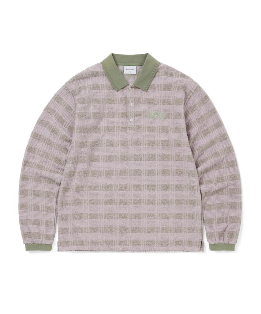 THISISNEVERTHAT Striped Rugby L/S Top Light Olive