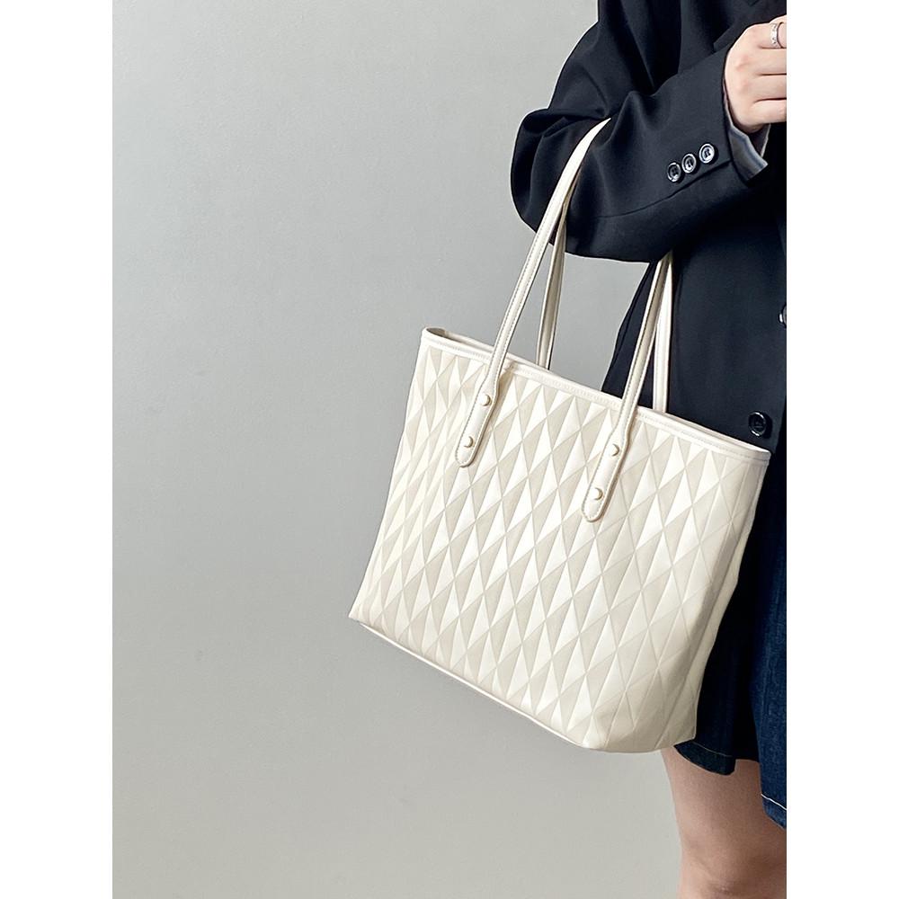 Ielgy Female Bag High-End Commuter Large-Capacity Tote Bag Portable One-Shoulder Large Bag