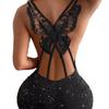 2024 Cross-Border Fashion Stretch Dress with Butterfly Cutout