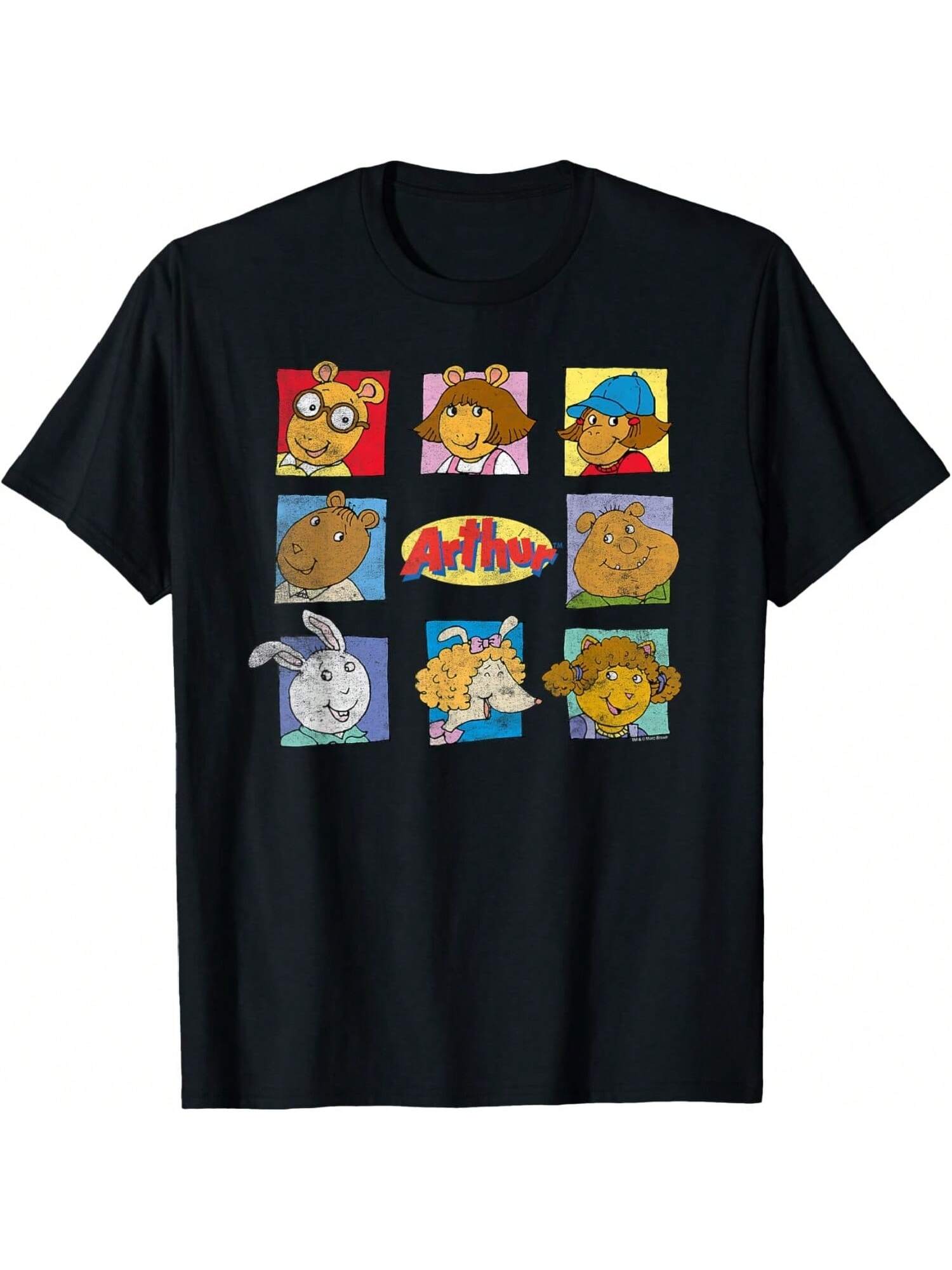 Футболка с логотипом Arthur & Friends в сетку S