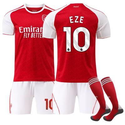 2025-26 Arsenal Home #10 EZE Sport Training Jersey Set with Socks Teens Kids Adults Football Kits