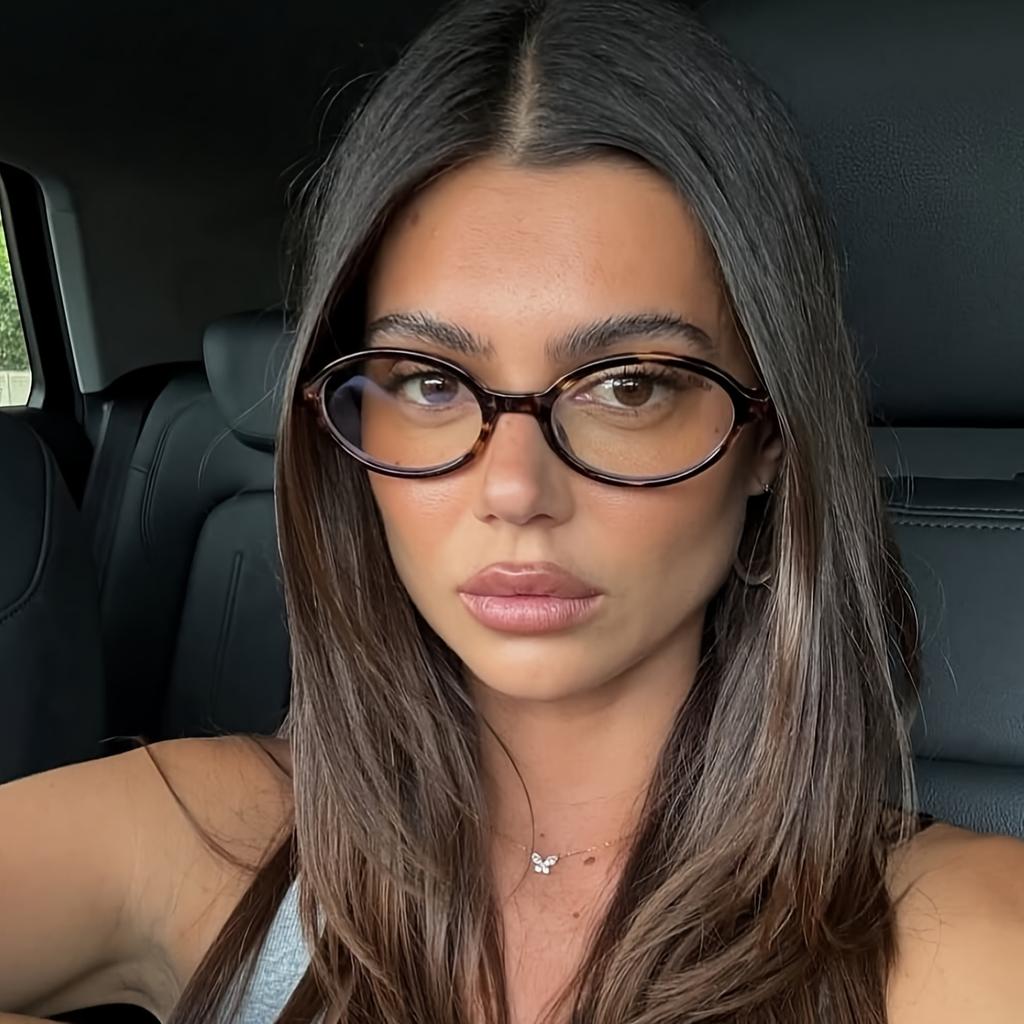 Stilvolle Leichte Kleine Ovale Brille für Damen | Schlankes Gestell, Alltags- & Formelle Kleidung