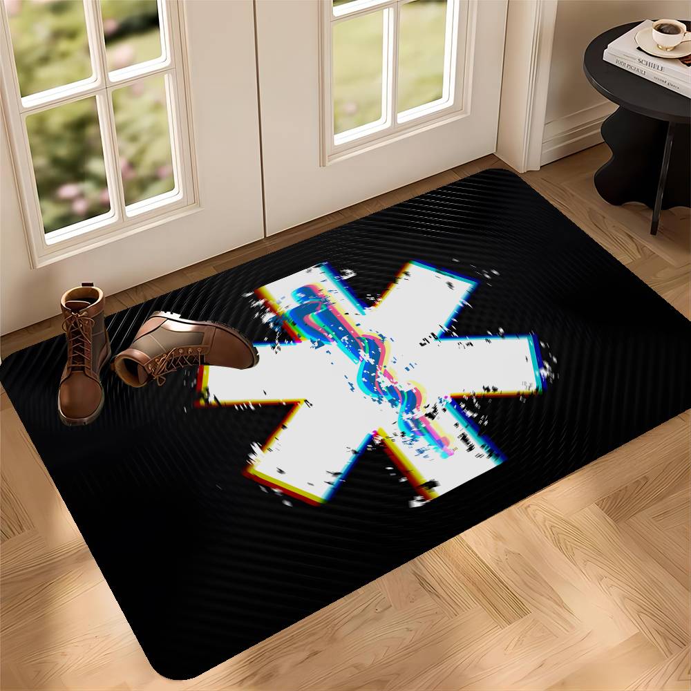 Ems Star Of Life Anime Bathroom Mat Anti-slip Absorb Water Long Strip Cushion Bedroon Mat Welcome Doormat