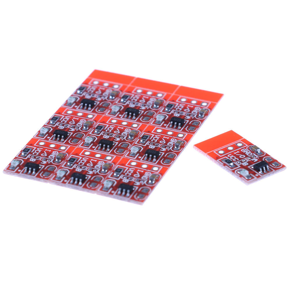 10Pcs Ttp223 Capacitive Touch Switch Button Self-Lock Module