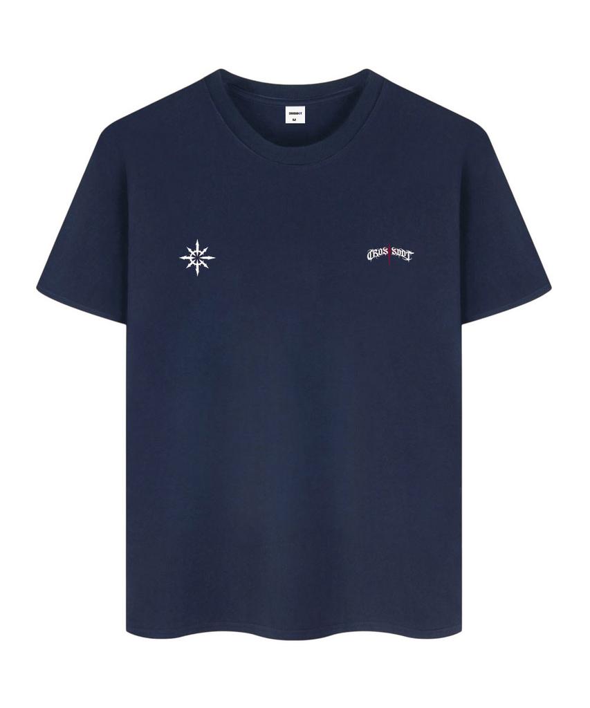 Keuloseudas Black Mark Short Sleeve T-Shirt 10 Colors [Crse_9102] (A Type)