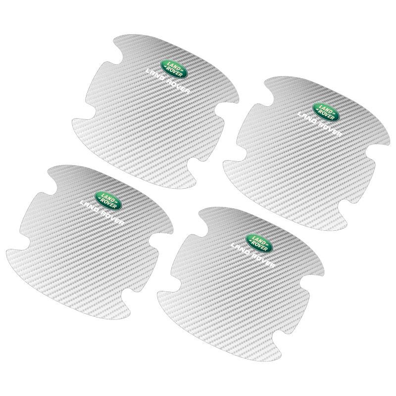 4 Stk./Satz Auto Türgriff Kratzschutz Aufkleber Kohlefaser für Land Rover Range Rover Defender Freelander Discovery 1 2 3 Evoque Rover L322 L405