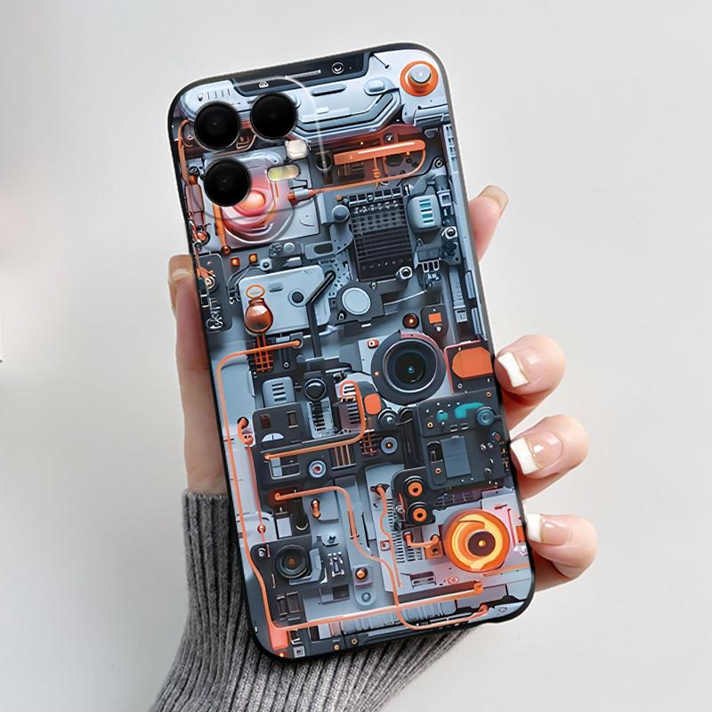 For T-Moble REVVL 8 Pro Phone case Luxury Cute Cool Boys Girls design Soft Silicone Black Cover For T Phone 3 Pro REVVL8 Cases