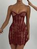 2026 Summer Pure Desire Lace Bodycon Tube Dress - Sleeveless Slim-Fit Women's Fashion