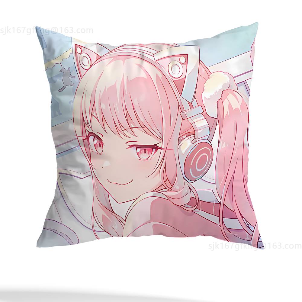 A-Akiyama M-Mizuki pillowcase casual style decoration, suitable for home decoration (excluding pillow core)
