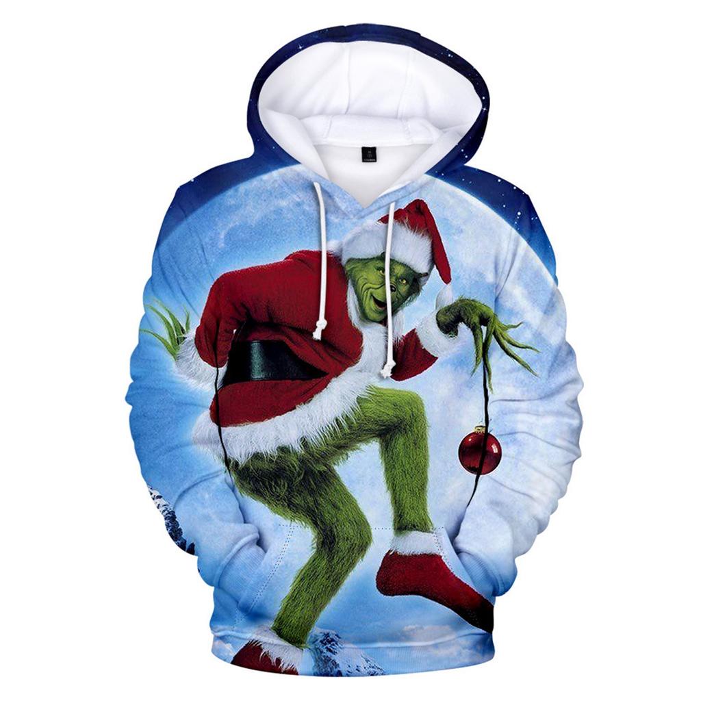 Christmas 3D Printed Hooded Sweatshirt Women/Men Casual Hoodie Clothes Casual Hoodies