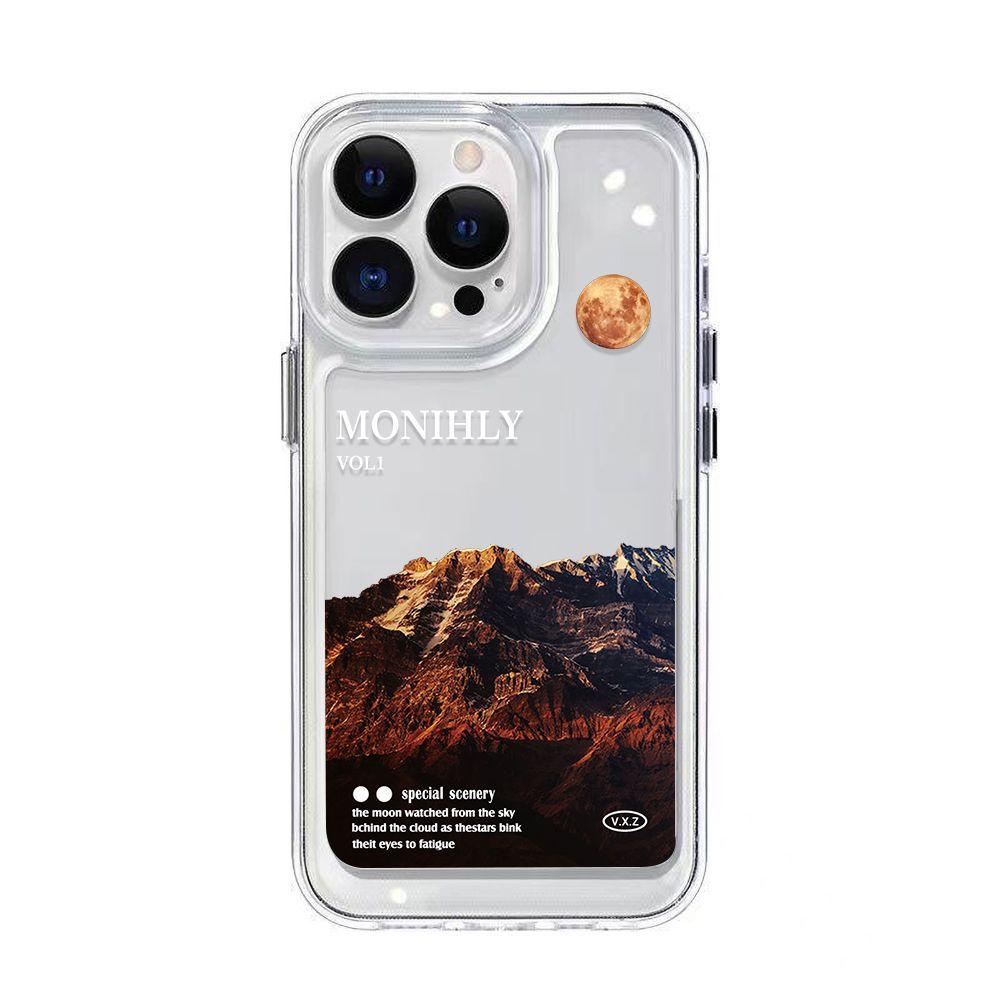Japan and Korea Yunhai is suitable for iPhone17pormax mobile phone case 16pro Apple 15/14 simple 13 all-inclusive fine holes