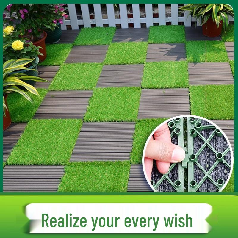 Premium WPC Outdoor Flooring: Anti-corrosion, Anti-slip, Easy Assembly for Patio, Balcony, Courtyard.