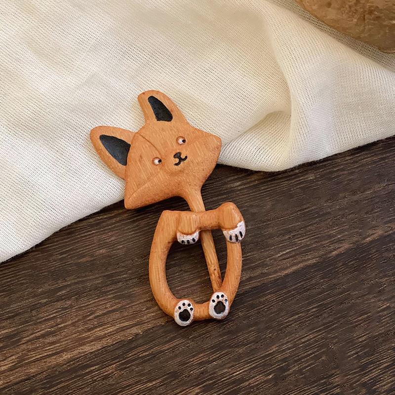 1 szt. Akcesoria odzieżowe Urocza broszka Zabawna klamra do szalika Styl wiejski Klamra do swetra Biżuteria w stylu naturalnym Styl minimalistyczny 10 stylów