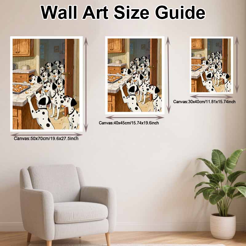 Disney Diamond Art Painting Kit Dalmatian Dogs Handmade Diy Gifts, Wall Art Crafts, Home Room Decoration