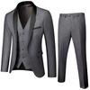 Men's Clothing Business Casual Suit Suit Male Wedding Groom Dress Slim Suit Male Suits & Blazers