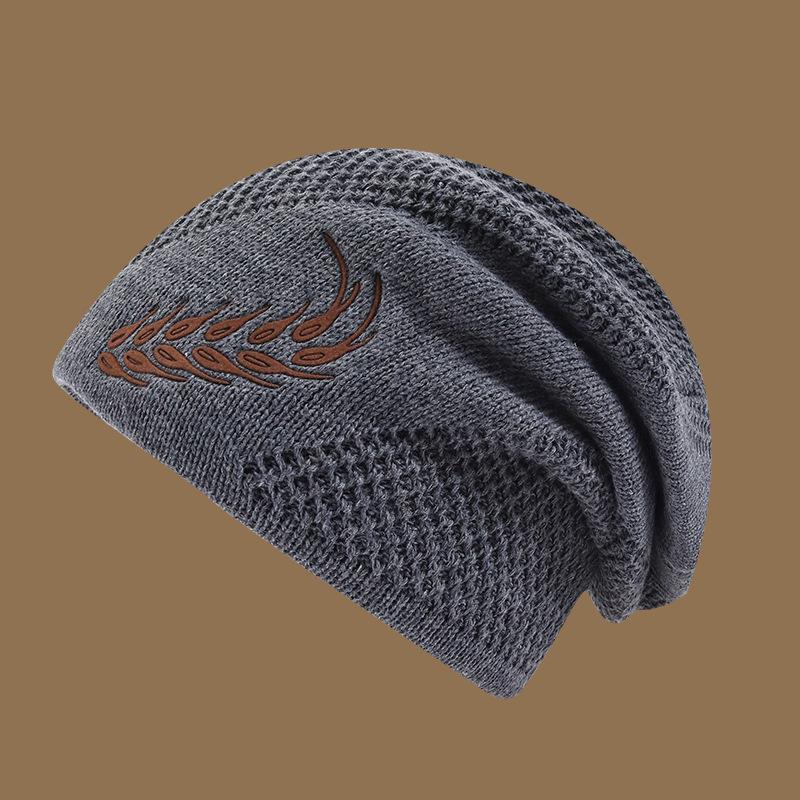 Chapéu Masculino de Inverno Aveludado Lã Grossa Tricotado Proteção de Orelha para Ciclismo de Inverno Chapéu Pulôver Frio Moda ao Ar Livre e Aquecimento