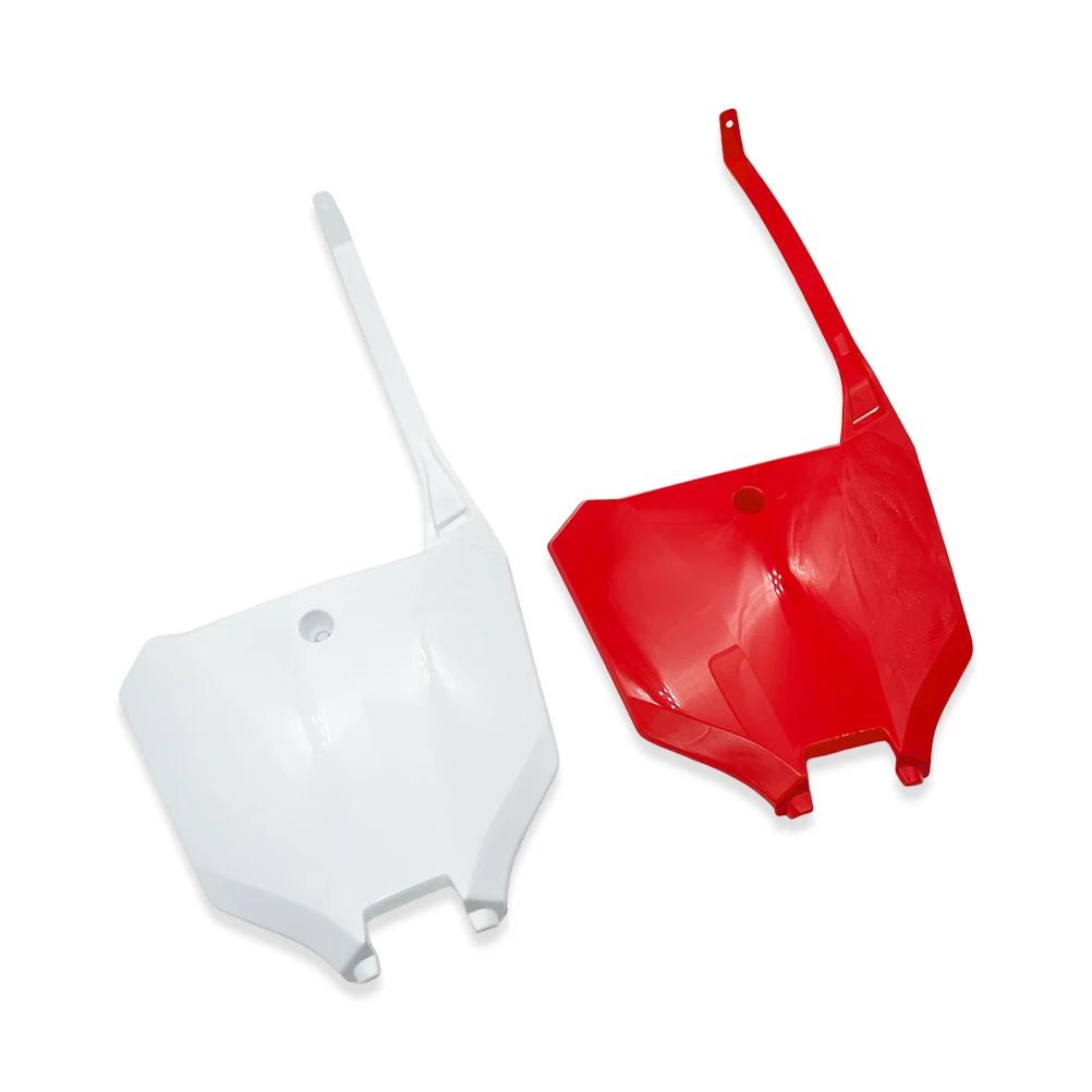 OTOM CRF Motorcycle Plastic Front Number Plate Cover For HONDA CRF250RX CRF300RX CRF450RX Motorcycle Accessories 2021-2025