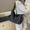 Y2K Daily Commuting Large Capacity Tote Hand Bags Soft Pu Leather Shoulder Bags for Women Quality Crossbody Bags AVE