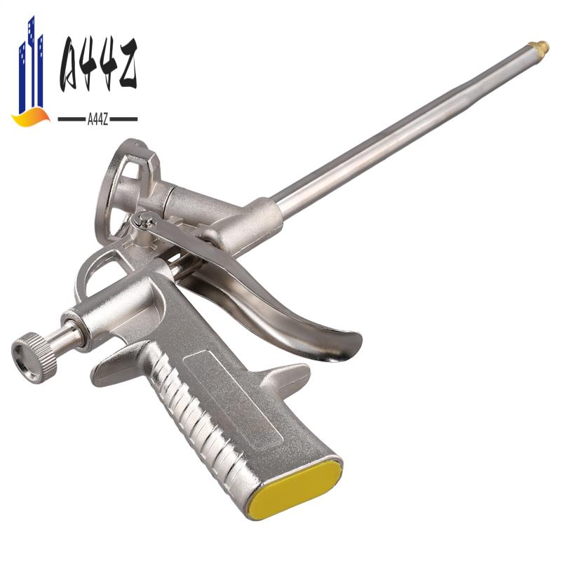 A44Z-Foam Expansion Gun Polyurethane Foam Gun Foam Glue Gun Blowing Agent Gun Glue Gun Universal Foam Filler серебряный