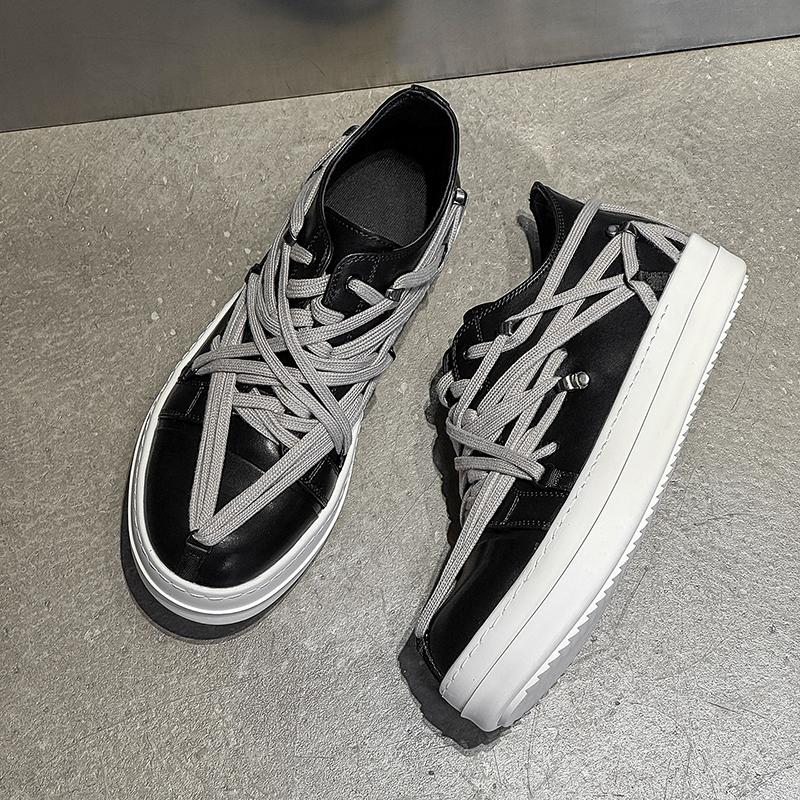 Personality Casual Shoes Suede Leather Sneakers Classic Men's Skateboard Footwear New Trendy Male Tenis Masculino Walking Shoes