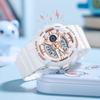 Uhr Studentin Einfach Dual Display Uhrwerk Elektronische Uhr Wasserdicht Multifunktionale Sportuhr
