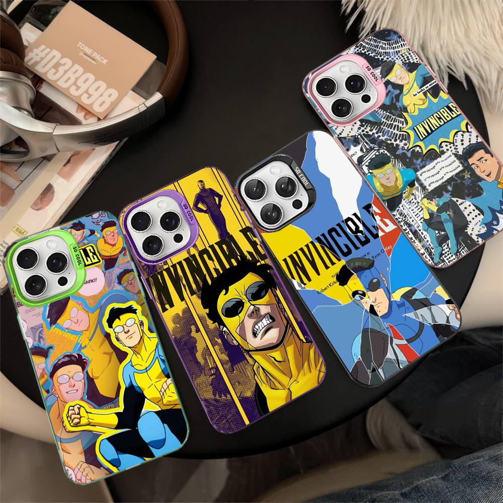 Invincible Superhero Anime Phone Case For IPhone 17 16 15 14 13 Pro 12 11 Pro Max PLUS Color Back Cover