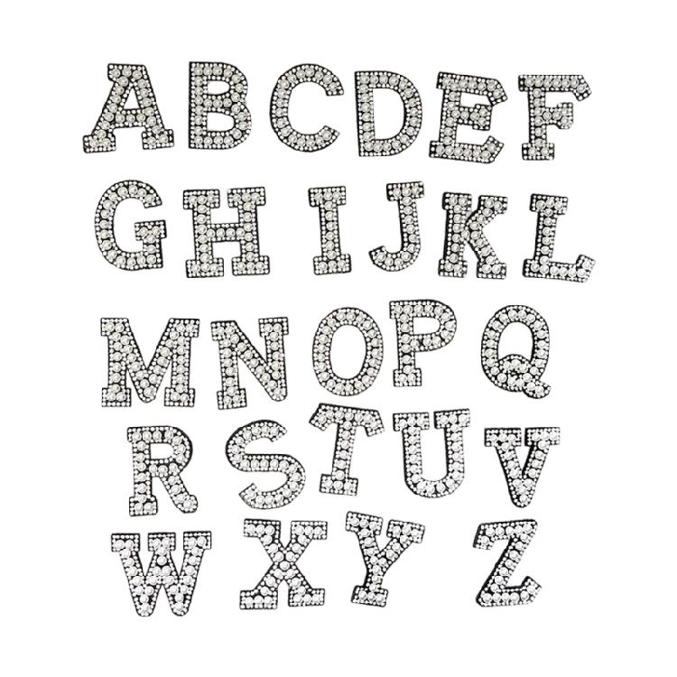 Instants Adhesive Clothing Emblems Featuring Pearls Accent And Rhinestones Border