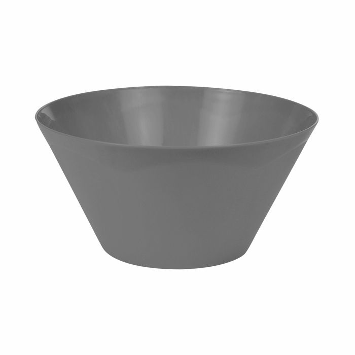 Salad Bowl - Anthracite Conical Ø32cm - Plastic - 7 Liters - Dishwasher Safe
