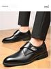 Men's Pointed Toe Cowhide Leather Shoes: Genuine Casual & Business Formal, British Style - Black/Brown, 2025.