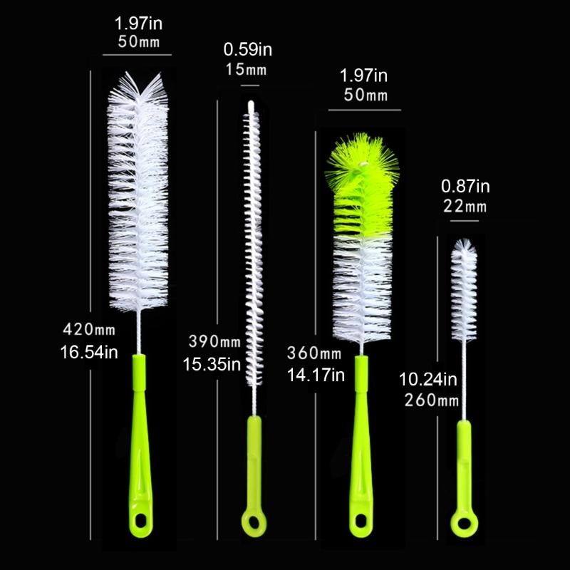 Durable Long Handle Cup Cleaning Brush Featuring Soft Wire For Gentle Scrubbing Wine Decanter