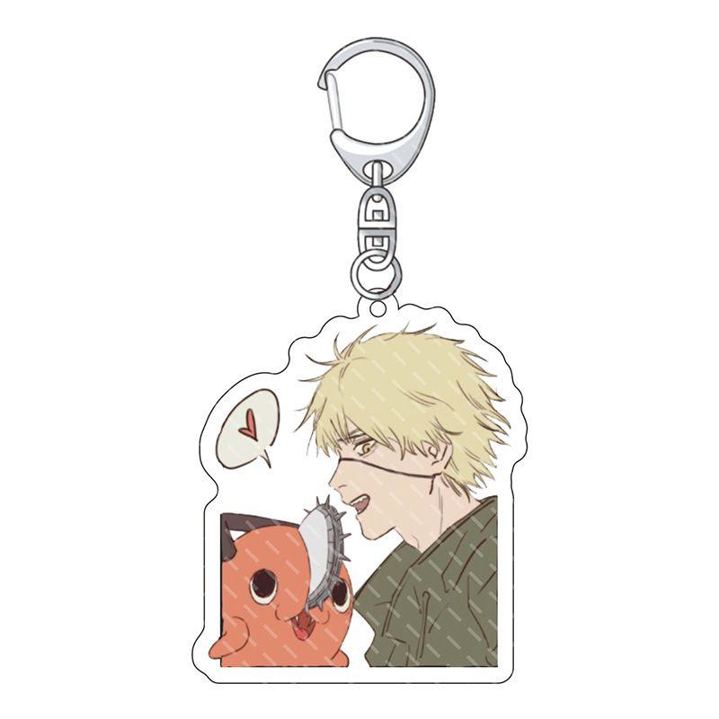 

Брелок Мужской Цепь Бензопила Почита Пауэр Подвеска Декор Мультяшный Персонаж Анимация ChainsawMan9291