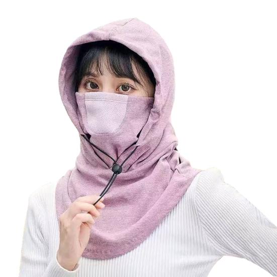 Winter Cycling Face Guard Neck Gaiter Breathable Thick Warm Windproof Outdoor Skiing Motorcycle Bandana Balaclava Hat