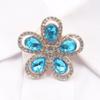 Sparkling 1 piece 35MM Flower Water Droplet Glass French Shirt Cufflink Set DIY Simple Cufflinks Wedding Clothing Accessories
