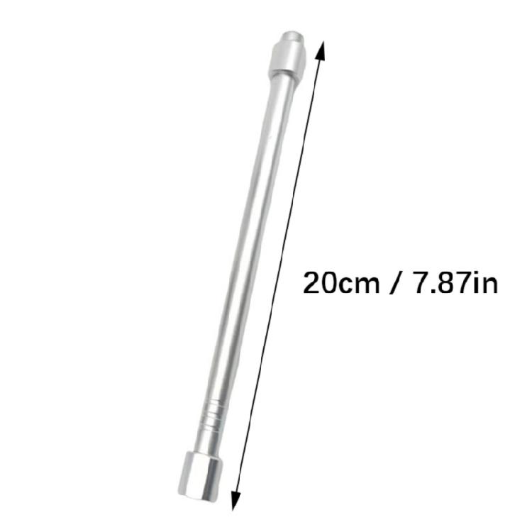Light Weight Aluminum Alloys Gas Tanks Converter Extension Rod Replacement Gas Lamp Extension Tube Easy to Install