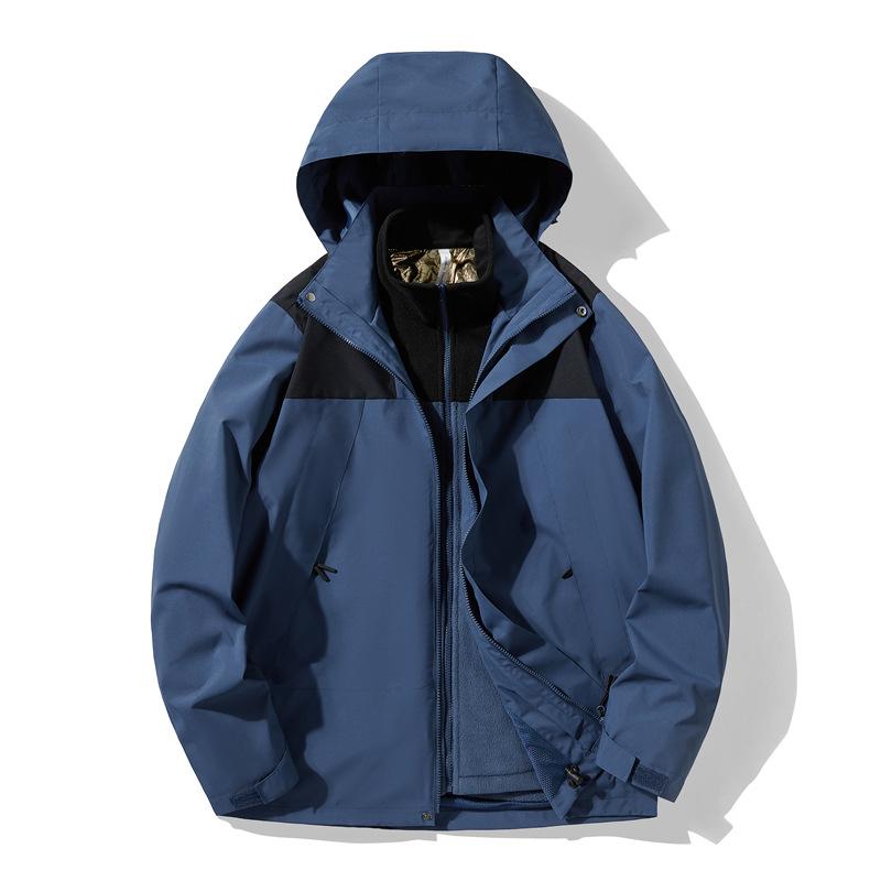 New Three-in-one Stormtrooper Men Outdoor Windproof Waterproof Two-piece Winter Coat Women's Stormtrooper