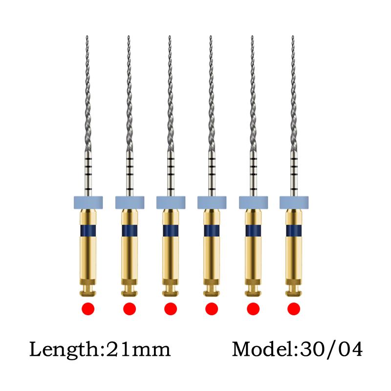 Zubní pilník Kužel kořenového kanálku Endodontický pilník Zlatý rotační pilník aktivovaný teplem Flexibilní materiály pro zubaře SOCO