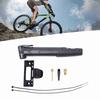 Pompa da Bicicletta Compatta Portatile Gonfiatore per Bicicletta con 3 Ugelli Diversi per Vari Prodotti Gonfiabili