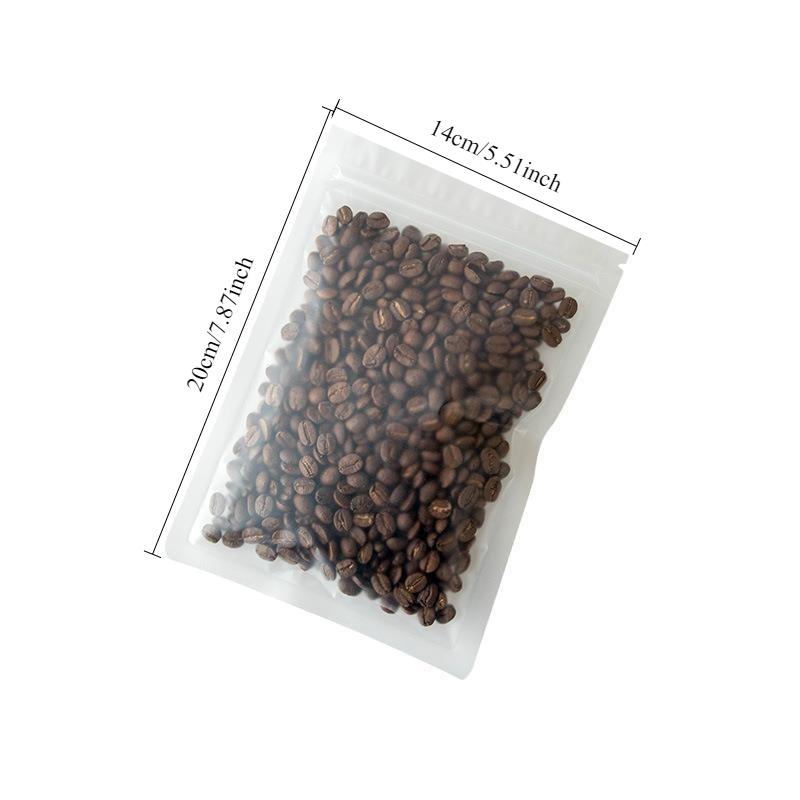 Frosted Transparent Plastic Bag Waterproof Flat Bottomed Self Sealing Pouchs Used for Jewelry Mobile Phone Accessories Candy Snacks Tea Storage Bags