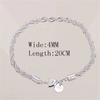 Fashion Charm 925 Silver Bracelet For Men Women Minimalist 4MM Twisted Rope Chain Bracelet Unisex Couple Jewelry Gifts