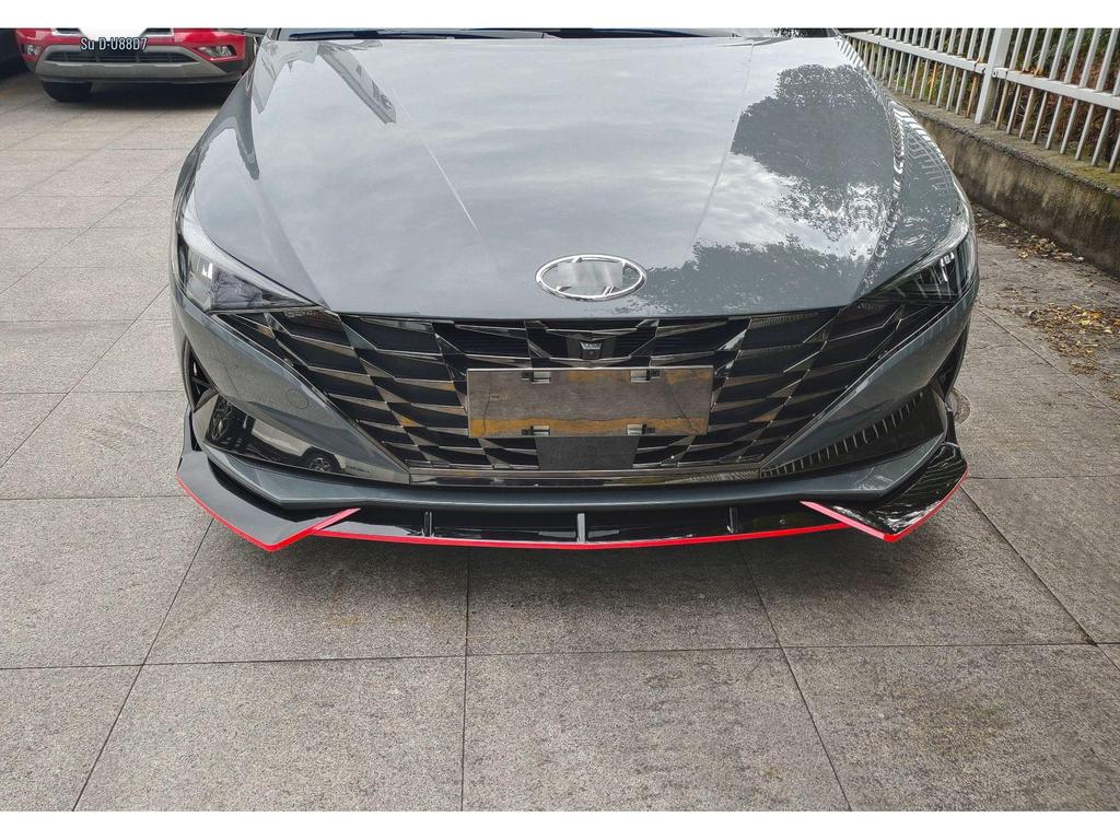Frontsplitter & Seitenschweller Kit für Hyundai Elantra 7. Generation: Stoßfänger Kollisionsschutz