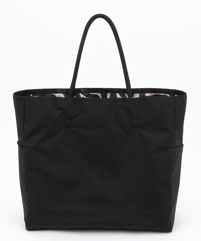 Bolso Tote Oficial GRANDE 2 VÍAS Rafia [LeSportsac] TOTE/1113 Mujer Cebra/Negro