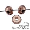Small Hole Alloy Spacer Beads Multi Pattern Antique Metal Loose Beads For DIY Jewelry Bracelet Making For