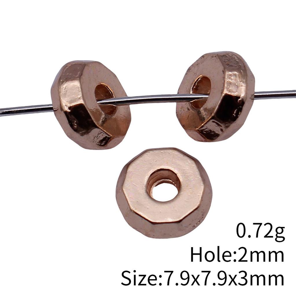 Small Hole Alloy Spacer Beads Multi Pattern Antique Metal Loose Beads For DIY Jewelry Bracelet Making For