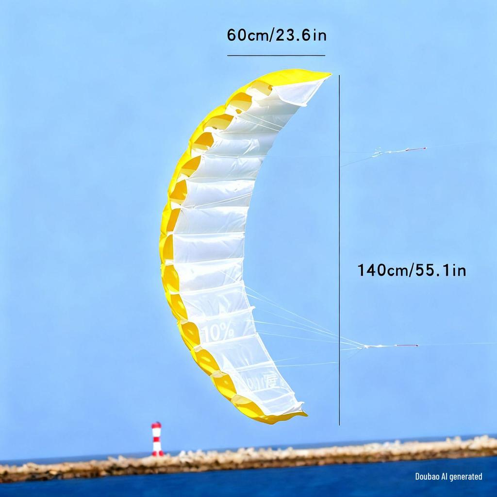 Double-Line Soft Power Stunt Kite Parachute