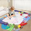 100x80CM Magic Water Drawing Mat Coloring Doodle With Reusable Magic Pens Montessori Painting Board Educational Toys Kids Gifts