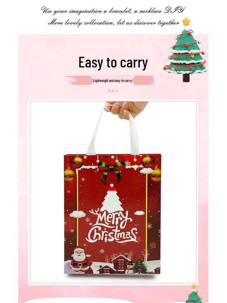 Caixa de Presente Surpresa Vermelha Transfronteiriça de Natal para Crianças - Calendário do Advento Cego Dourado/Prateado DIY
