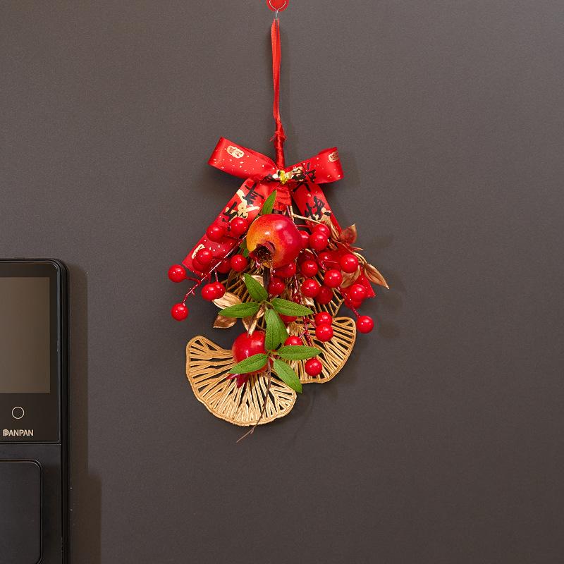New Year's Fortune Fruit Pendant, Year of the Horse, New Porch Ornament, Spring Festival and New Year Decoration, Housewarming Atmosphere Props
