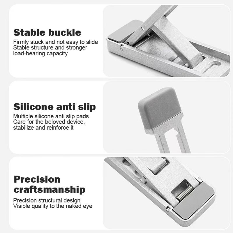 3-Level High Adjustable Cooling Laptop Holder Universal Notebook Computer Mini Stand Bracket For Macbook For Phone Tablet