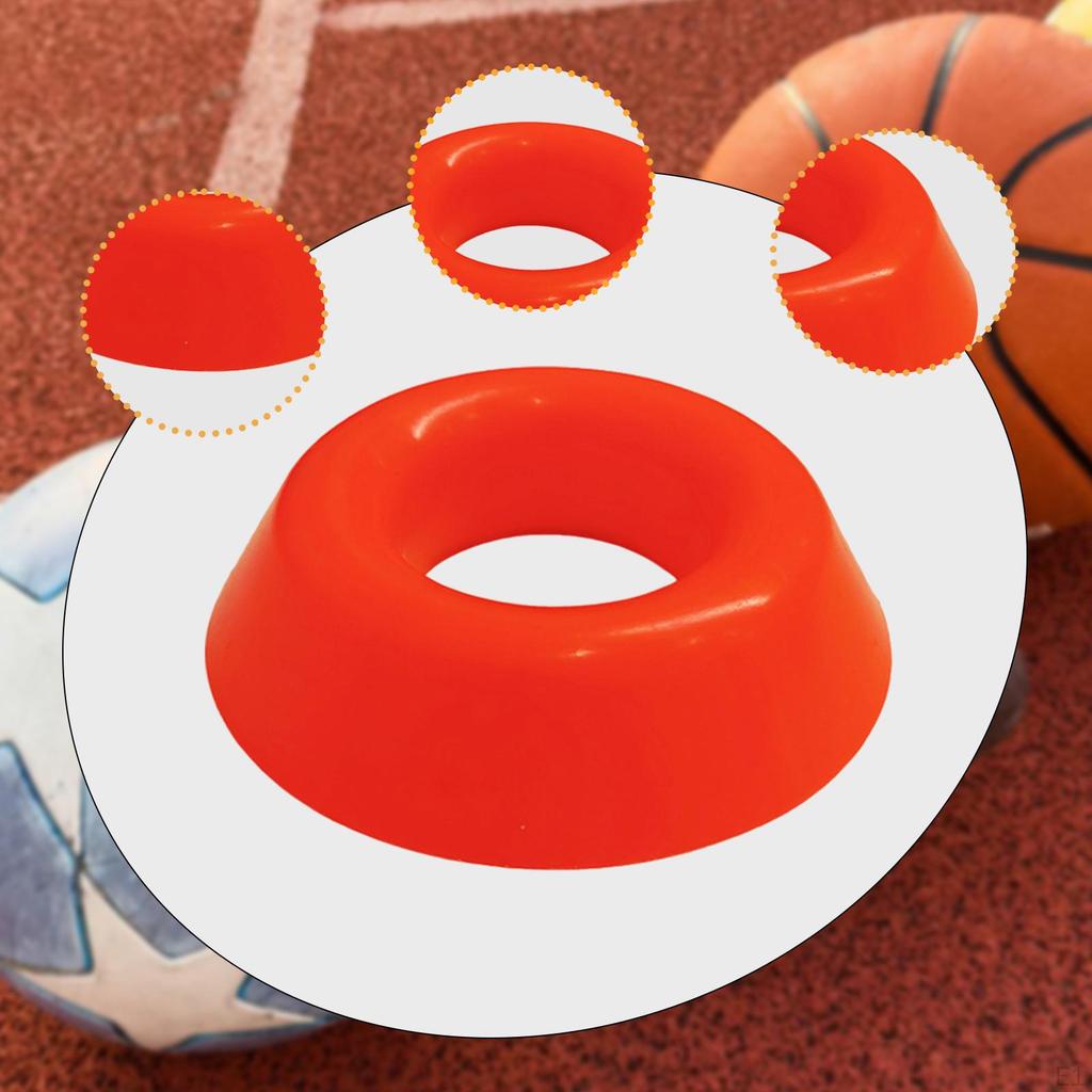 4 Pack of Ball Holders for Volleyball And Football Display Options